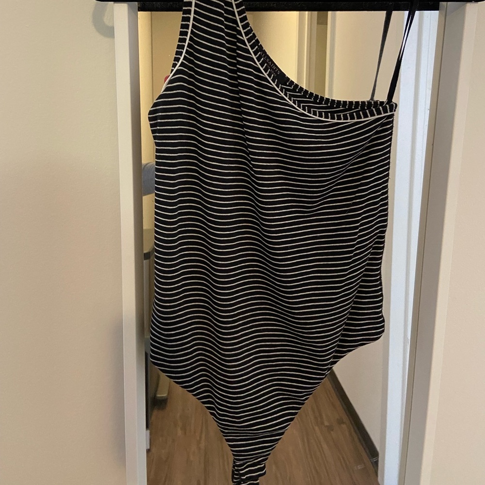 AllSaints One shoulder Body suit